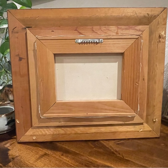 Beautiful Framed Oil Painting Wine & Fruit Still Life Signed Riddick 15x13 - Picture 7 of 13